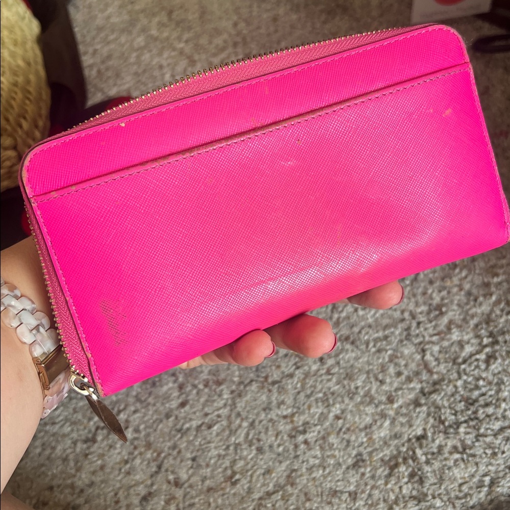 Kate Spade Fuchsia Zip Wallet - Picture 5 of 5